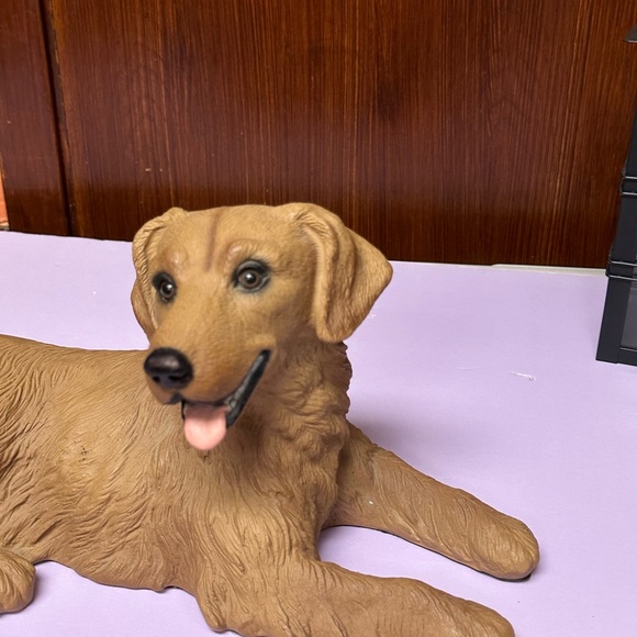Homco Vintage Golden Retriever Dog Resin Sculpture - Picture 12 of 15